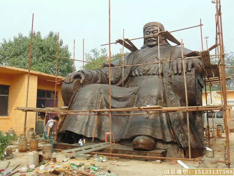 成吉思汗人物雕塑 景观雕塑制作
